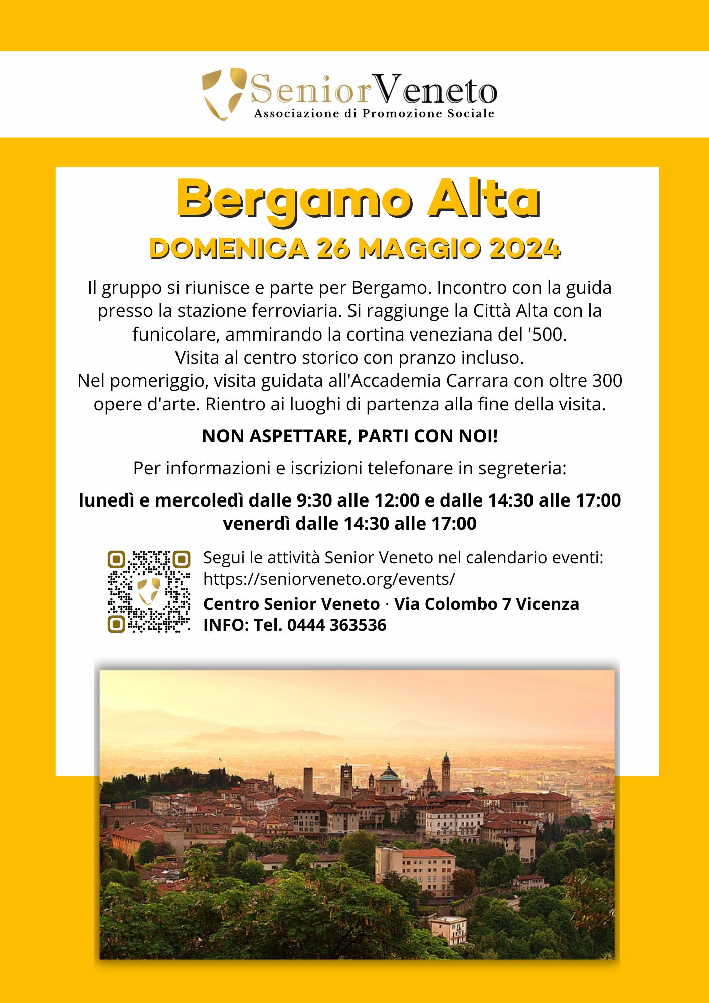 Locandina gita Bergamo 2024