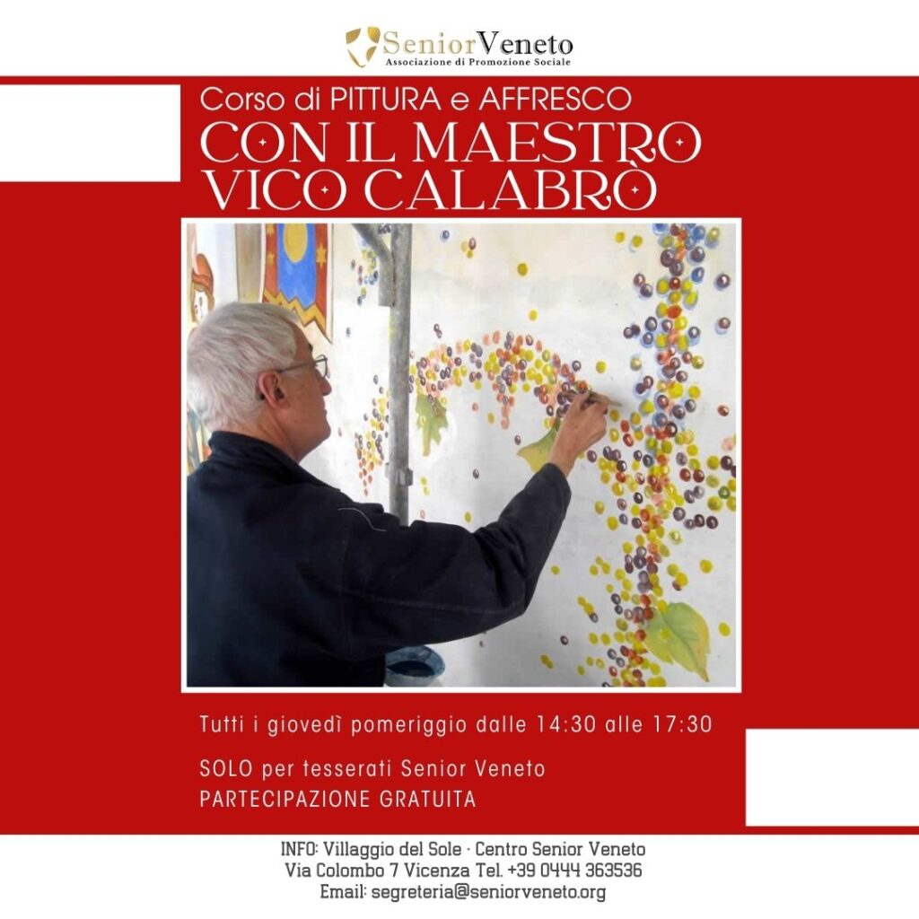 Corso di pittura del giovedì con Vico Calabrò