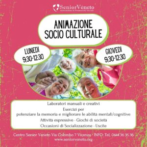 animazione socio culturale